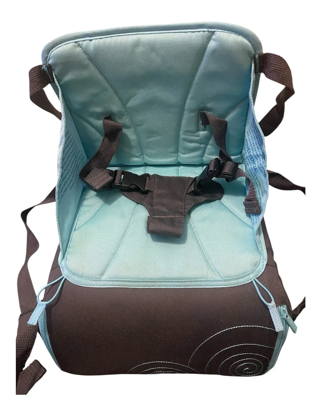 Black and Teal Crossbody Diaper Bag